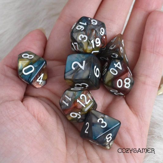 Earthen Ring - 7 Dice Set - The Fourth Place
