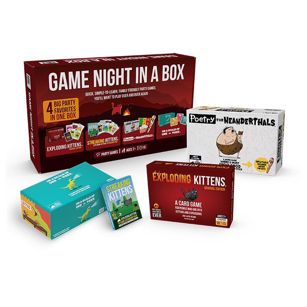 Game Night in a Box by Exploding Kittens – The Fourth Place