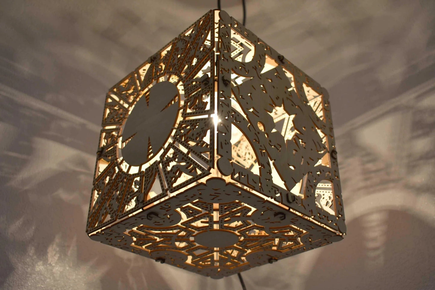 Geolume Hellraiser Puzzle Box Pendant Lamp - The Fourth Place