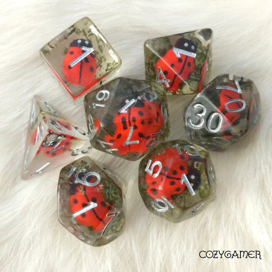 Ladybug - 7 Dice Set - The Fourth Place