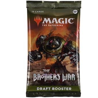 Magic the Gathering CCG: Brothers' War Draft Booster Magic the Gathering CCG: Brothers' War Draft Booster