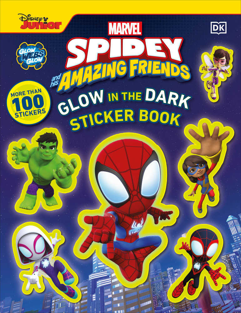 Marvel Spidey And His Amazing Friends Glow In The Dark Sticker Book - The Fourth Place