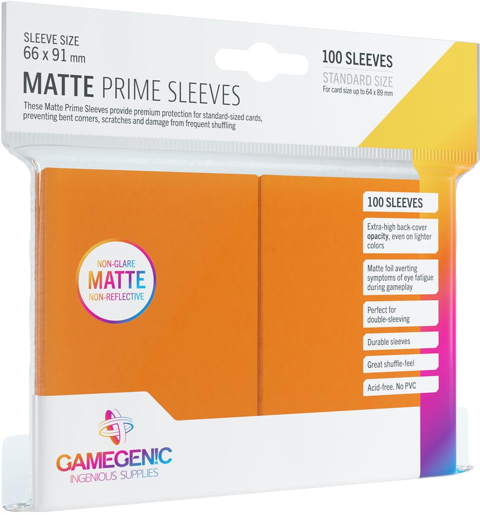 Matte PRIME Sleeves: Orange - The Fourth Place