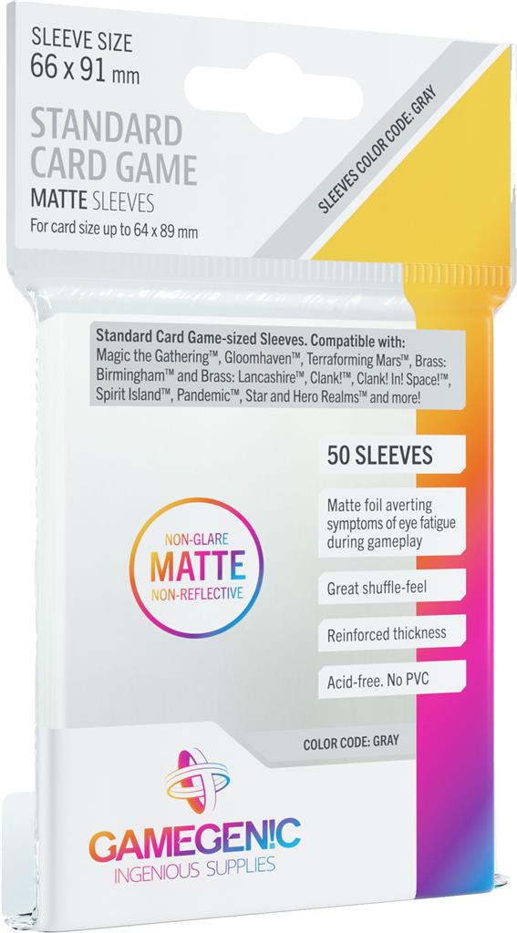 Gamegenic: Sleeves - Standard Card Game Matte Gamegenic: Sleeves - Standard Card Game Matte