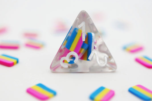 Pansexual Flag RPG Dice Set - The Fourth Place