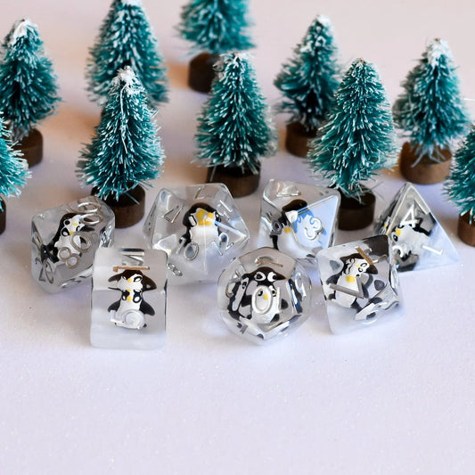 Penguin - 7 Dice Set - The Fourth Place