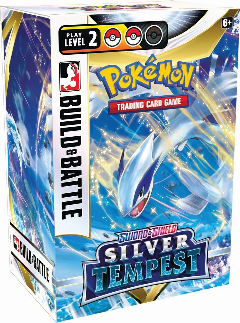 Pokemon TCG: Sword & Shield - Silver Tempest Build & Battle Box (Deck + 4 packs) - The Pokemon TCG: Sword & Shield - Silver Tempest Build & Battle Box (Deck + 4 packs) - The