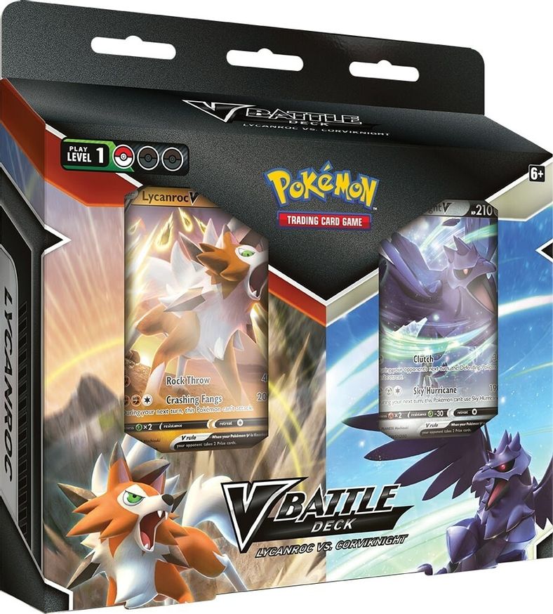 Pokemon TCG: V Battle Decks - Lycanroc Vs Corviknight (Double Deck Bundle) - The Fourth Place