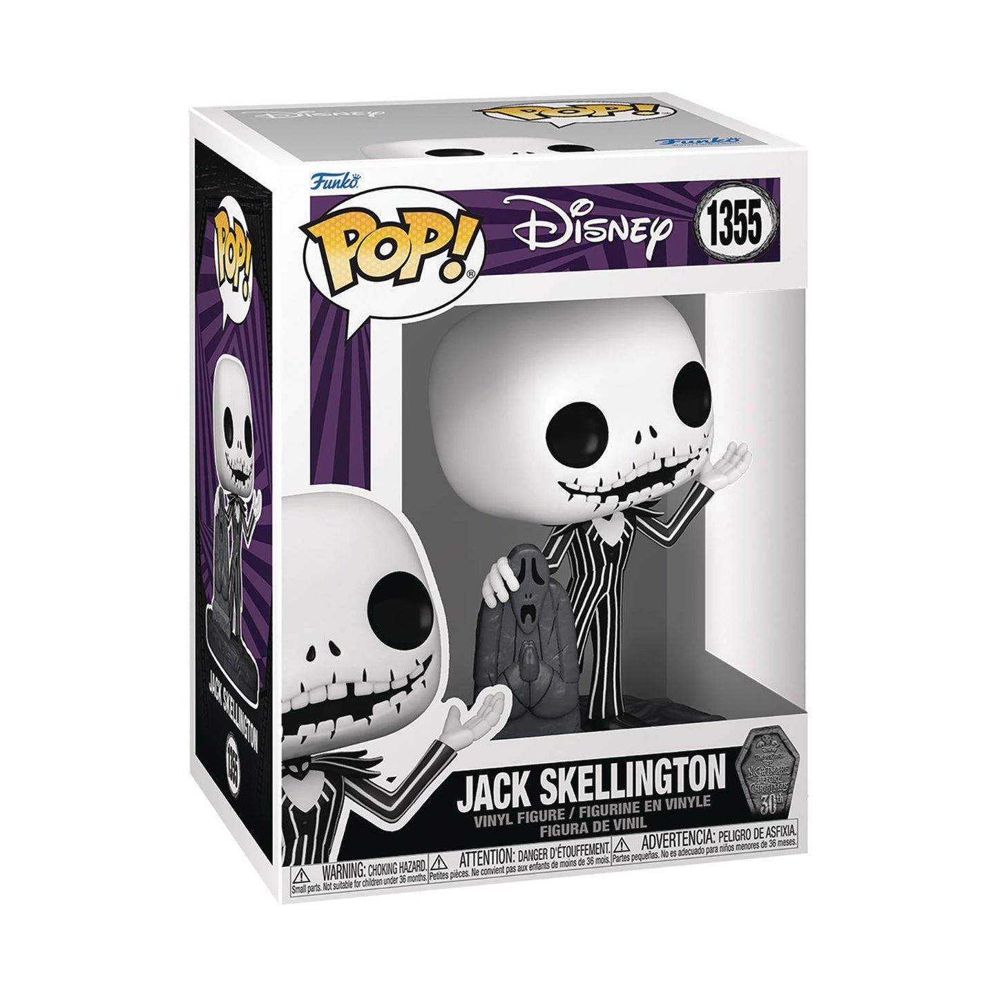 Pop Disney Nightmare Before Christmas 30th Jack Gravestone Vinyl Figure - The Fourth Place