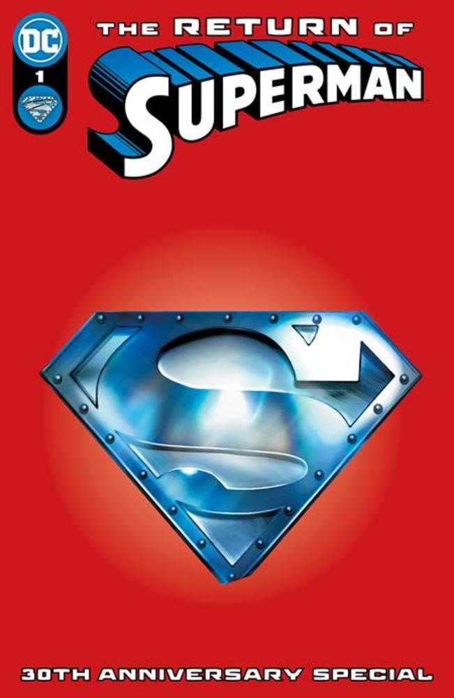 Return Of Superman 30th Anniversary Special #1 (One Shot) Cover C Dave Wilkins Steel Die-Cut Variant - The Fourth Place