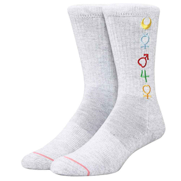 Sailor Moon Astronomy Symbols Crew Socks - The Fourth Place