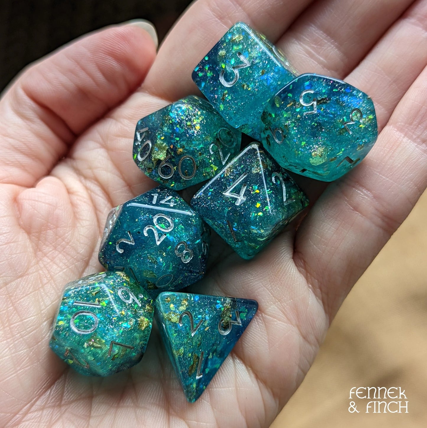 Saltmarsh Dice - 7 Piece Set