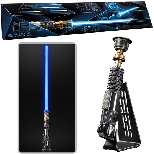 Star Wars The Black Series Elite Obi-Wan Kenobi Force FX Lightsaber Prop Replica - The Fourth Place