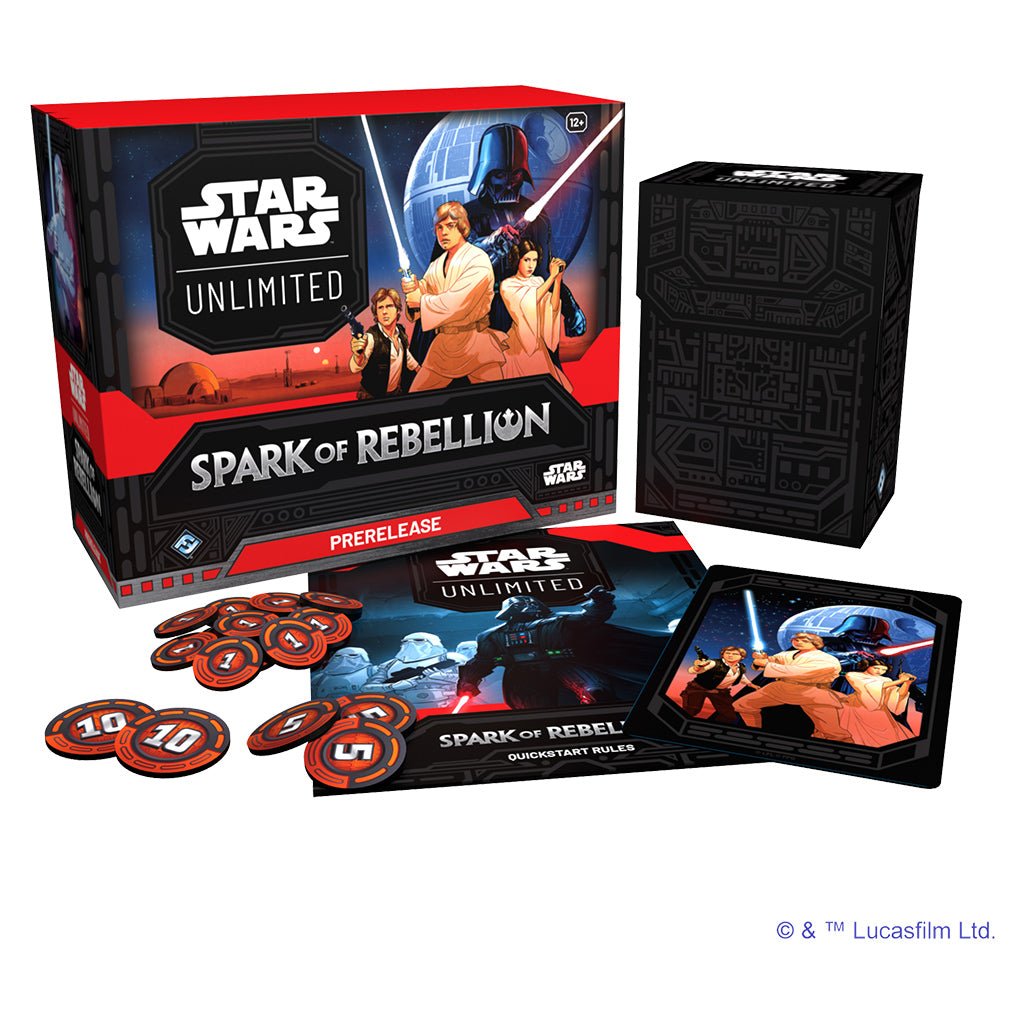 Star Wars: Unlimited - Spark of Rebellion - Prerelease Box - The Fourth Place Star Wars: Unlimited - Spark of Rebellion - Prerelease Box - The Fourth Place
