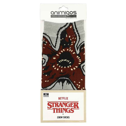 Stranger Things Demogorgon Animigos 360 Character Socks - The Fourth Place