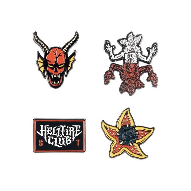Stranger Things Hellfire Club Lapel Pin Set - The Fourth Place