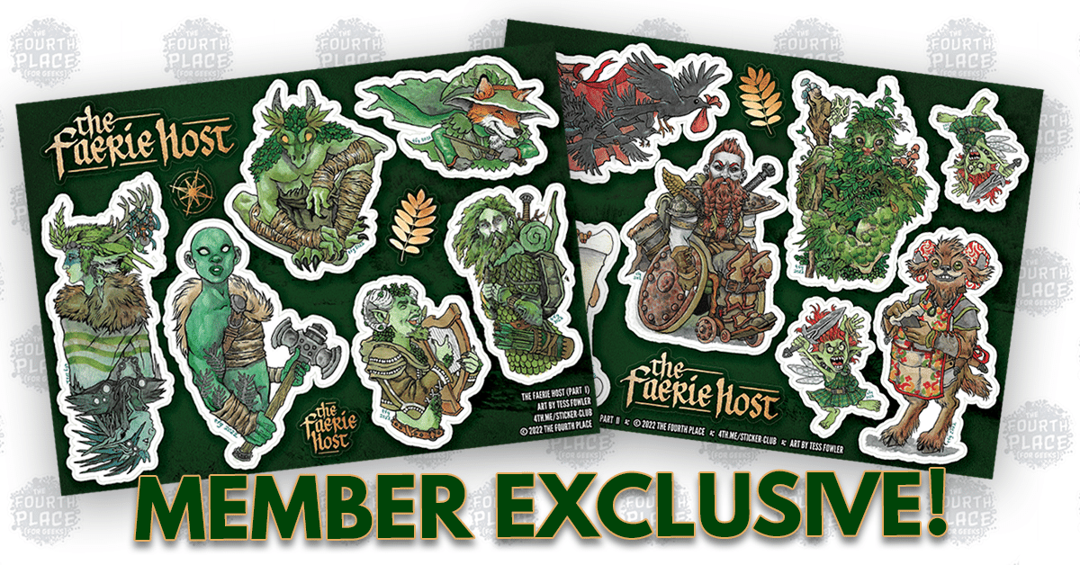 The Faerie Host Stickers (Part 1) Preorder - The Fourth Place