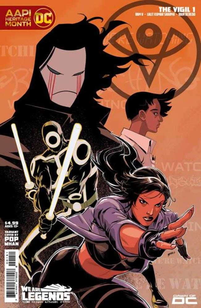 Vigil #1 (Of 6) Cover C Pop Mhan Aapi Heritage Month Card Stock Variant - The Fourth Place
