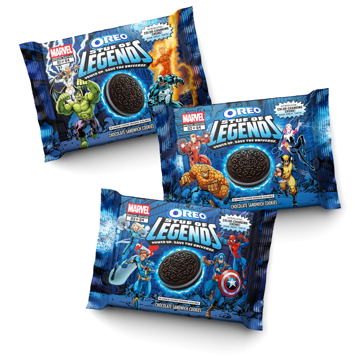MARVEL OREO: The Stuf of Legends (10.68 oz - 1 of 4 collectible packages)