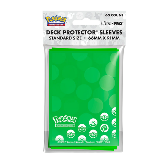 Deck Protectors - Pokemon - Energy: Grass (65ct)
