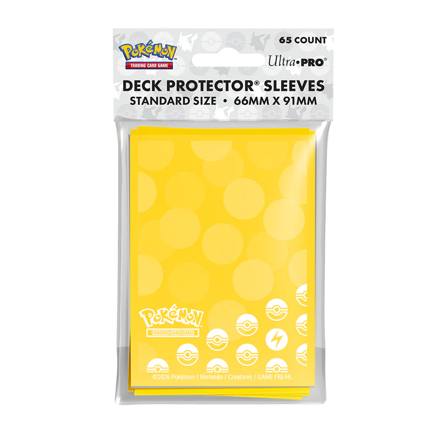 Deck Protectors - Pokemon - Energy: Lightning (65ct)