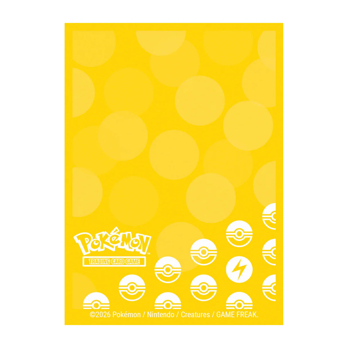 Deck Protectors - Pokemon - Energy: Lightning (65ct)