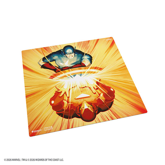 Playmat: MTG Prime 2-Player- Marvel Super Heroes- Iron Man/Captain America