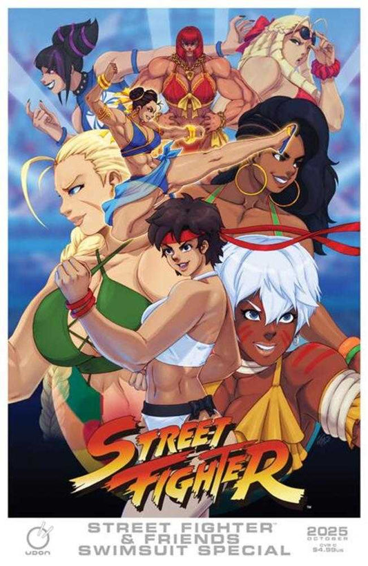 2025 Street Fighter & Friends Swimsuit Special 1 (One Shot) Cover C Tovio Rogers Variant - The Fourth Place