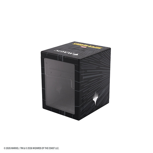 Bastion 100+ XL Deck Box- Marvel Super Heroes- Comic Burst Black
