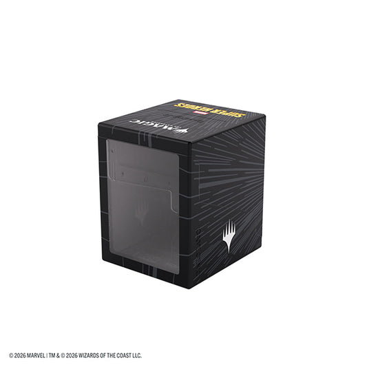 Bastion 100+ XL Deck Box- Marvel Super Heroes- Comic Burst Black