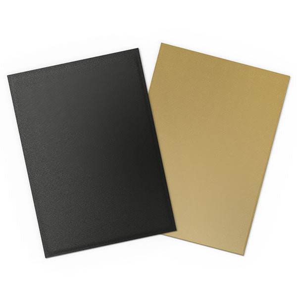 Dragon Shield Sleeves: Dual Matte: Black & Gold (100 ct)