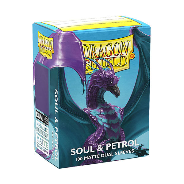 Dragon Shield Sleeves: Dual Matte: Soul & Petrol (100 ct)