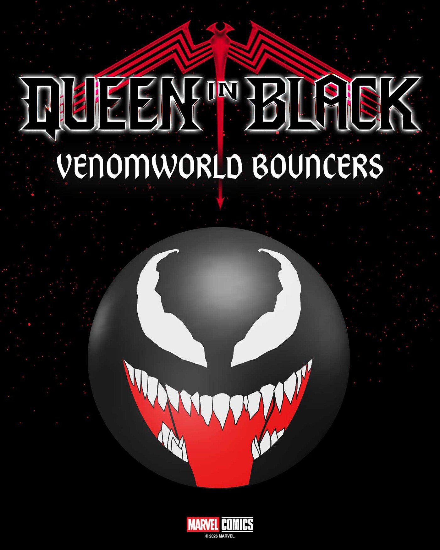 Queen In Black #1 Venomworld Bouncer