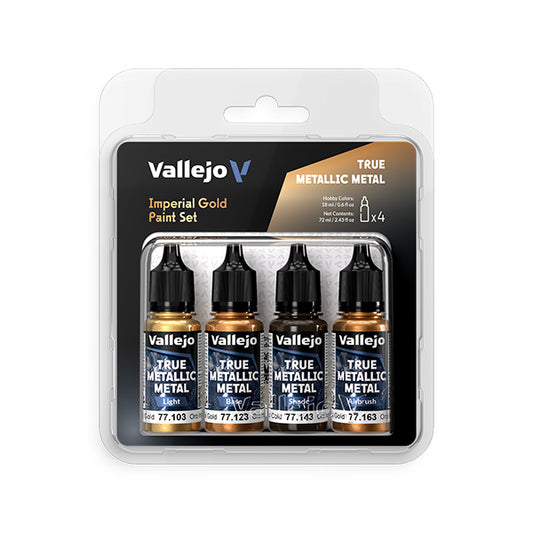 True Metallic Metal: Imperial Gold Paint Set
