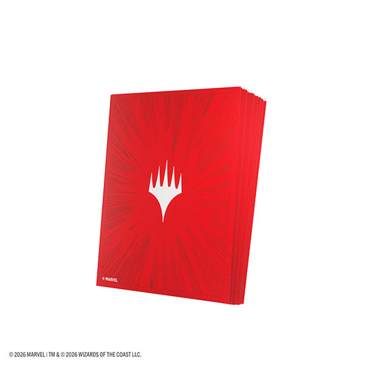 Comic Burst Red - Marvel Super Heroes - Premium Double Sleeving Pack (105 ct) -  Magic: the Gathering