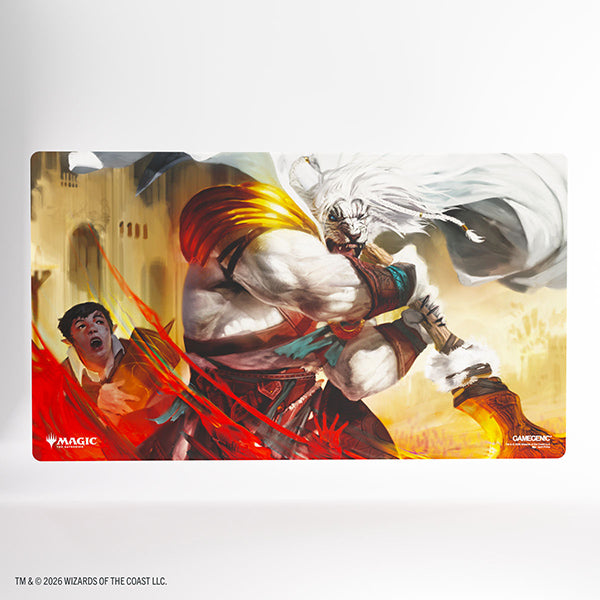 Secrets of Strixhaven Playmat - Ajani's Response