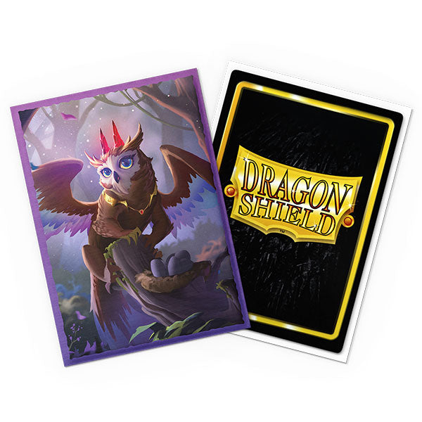 Dragon Shield Sleeves: Standard- Brushed 'Spirit Animals- "The Dragowlis" Art (100 ct.)