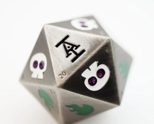 Acquisitions Inc. Death Saving Throw 35mm Metal D20