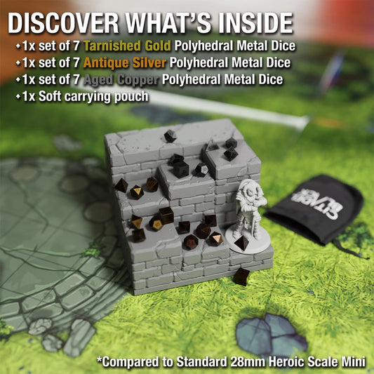 Metal Micro Dice Set