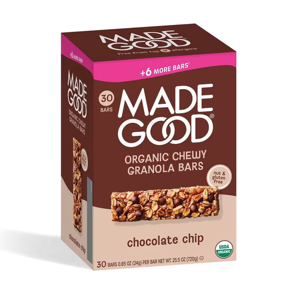 MadeGood Chocolate Chip Granola Bars