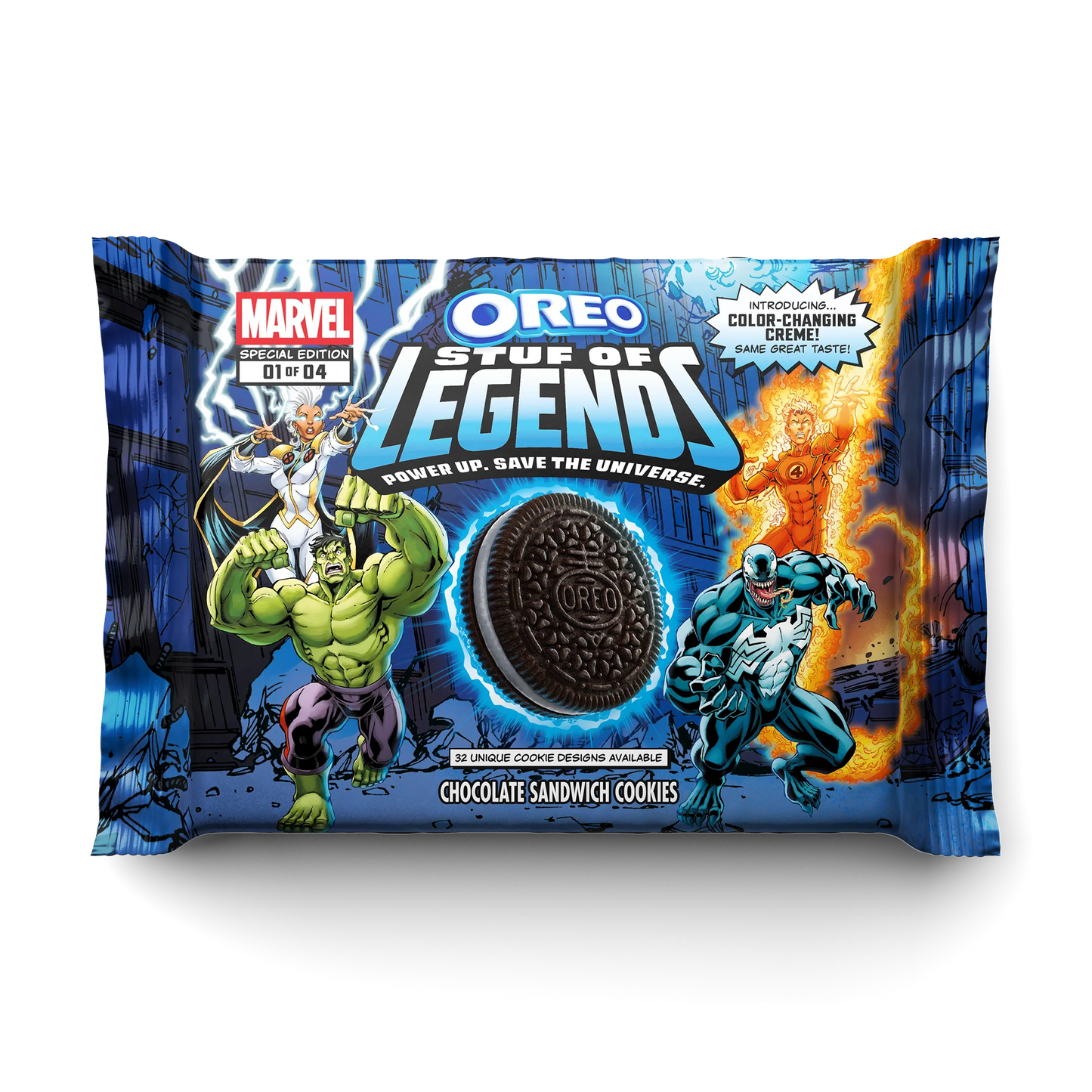 MARVEL OREO: The Stuf of Legends (10.68 oz - 1 of 4 collectible packages)