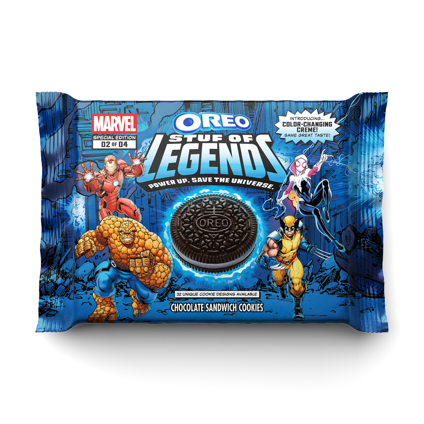 MARVEL OREO: The Stuf of Legends (10.68 oz - 1 of 4 collectible packages)
