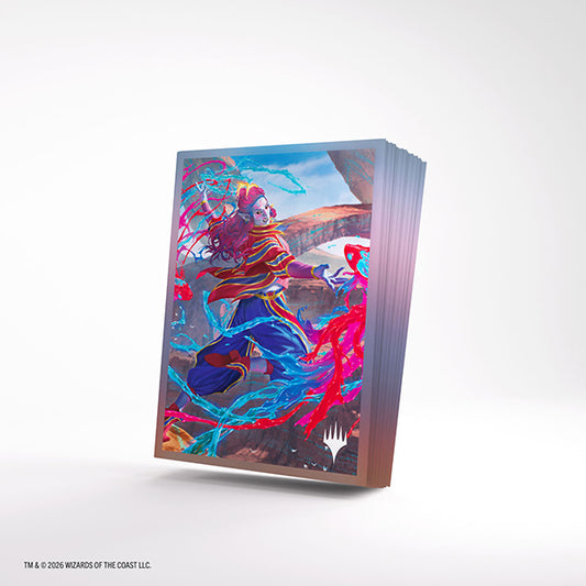 Rootha, Mastering the Moment- Secrets of Strixhaven Premium Art Sleeves - Magic: the Gathering