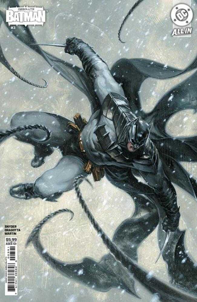 Absolute Batman 3 3rd Print Cover B Gabriele Dell Otto Card Stock Variant - The Fourth Place