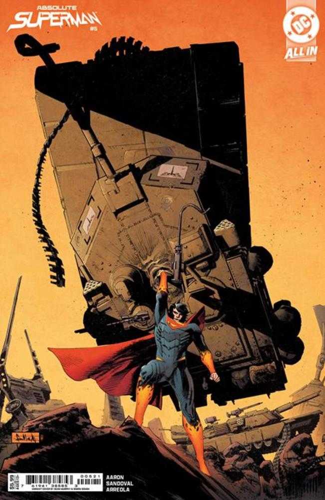 Absolute Superman 5 Cover B Sean Gordon Murphy Card Stock Variant - The Fourth Place