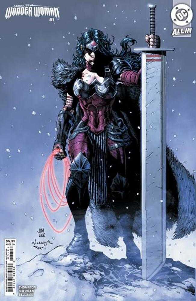 Absolute Wonder Woman #1 Cover C Jim Lee Card Stock Variant - The Fourth Place