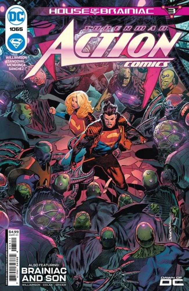 Action Comics #1065 Cover A Rafa Sandoval (House Of Brainiac) - The Fourth Place