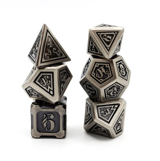 Alchemist Metals: Iron - Metal RPG Dice Set - The Fourth Place