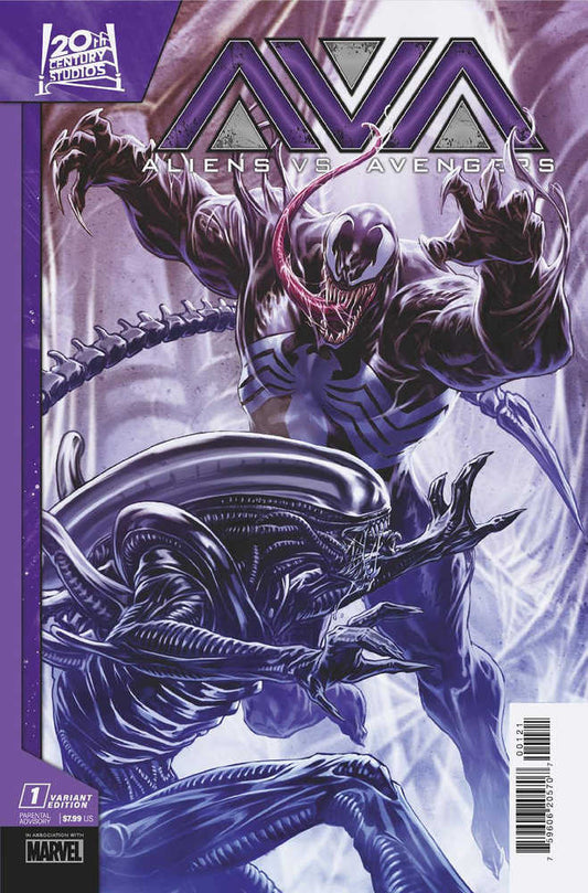 Aliens vs Avengers #1 Mark Brooks Variant - The Fourth Place