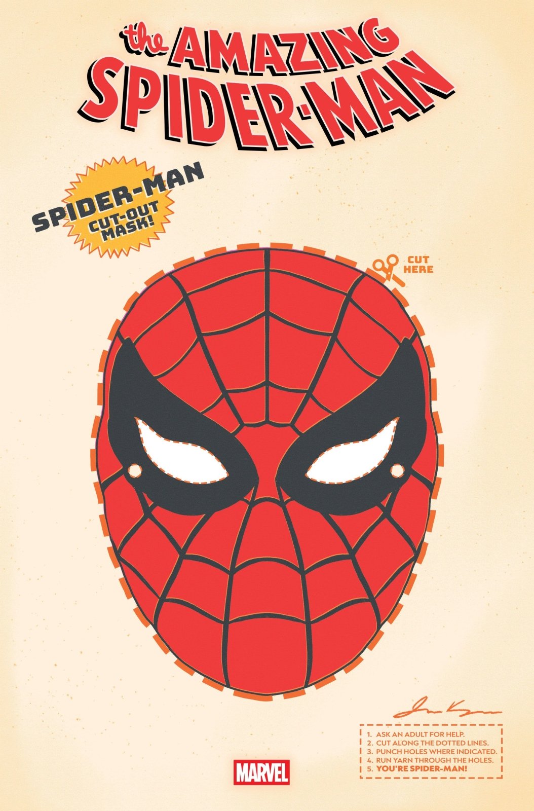 Amazing Spider Man 11 Retro Halloween Mask Variant - The Fourth Place
